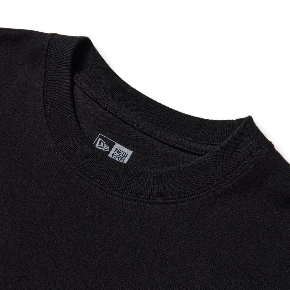 ニューエラ（NEW ERA）（メンズ、レディース）半袖 オーバーサイズド コットン Tシャツ SANTA CRUZ スクリーミングハンド ブラック 14384106