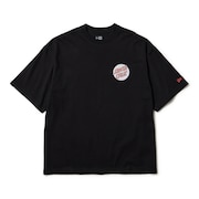 (メンズ、レディース)半袖 オーバーサイズド コットン Tシャツ SANTA CRUZ スクリーミングハンド ブラック 14384106