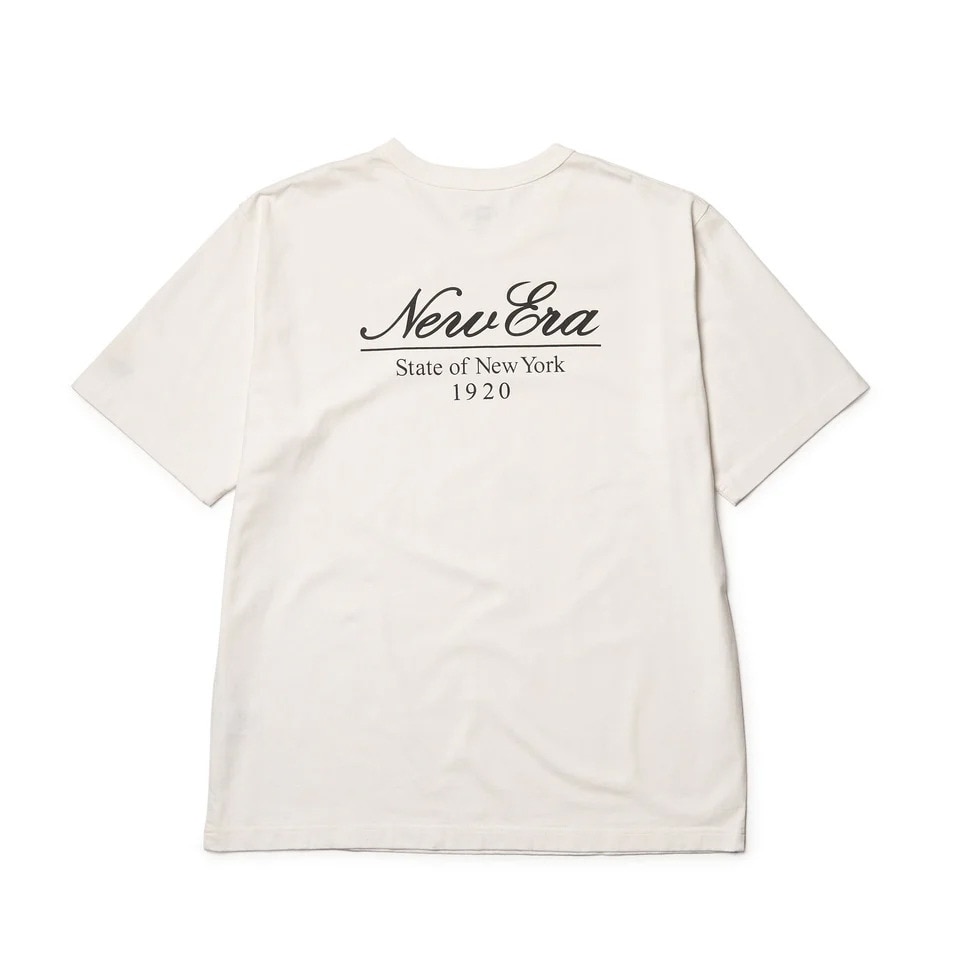 ニューエラ（NEW ERA）（メンズ、レディース）ウォッシュド コットン 半袖Tシャツ Classic Script Logo 14410029