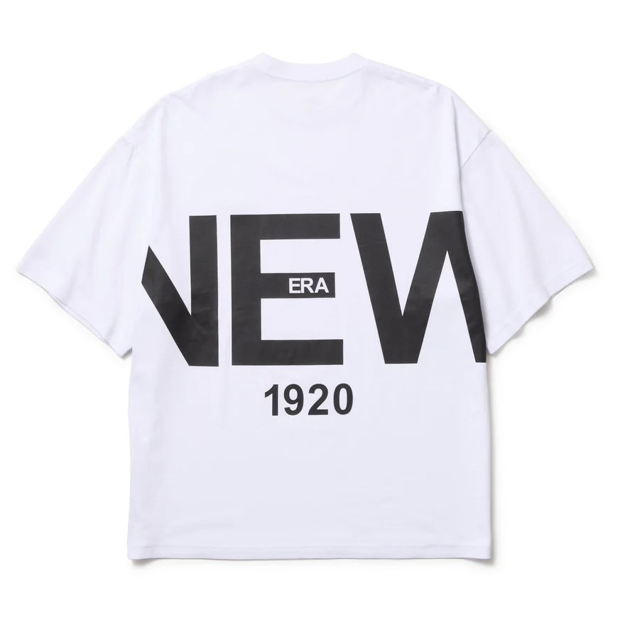 ニューエラ（NEW ERA）（メンズ、レディース）半袖 オーバーサイズド コットン Tシャツ Zoom Up Logo 14410046