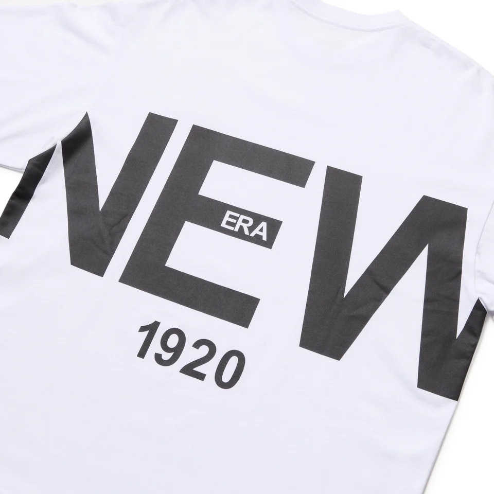 ニューエラ（NEW ERA）（メンズ、レディース）半袖 オーバーサイズド コットン Tシャツ Zoom Up Logo 14410046