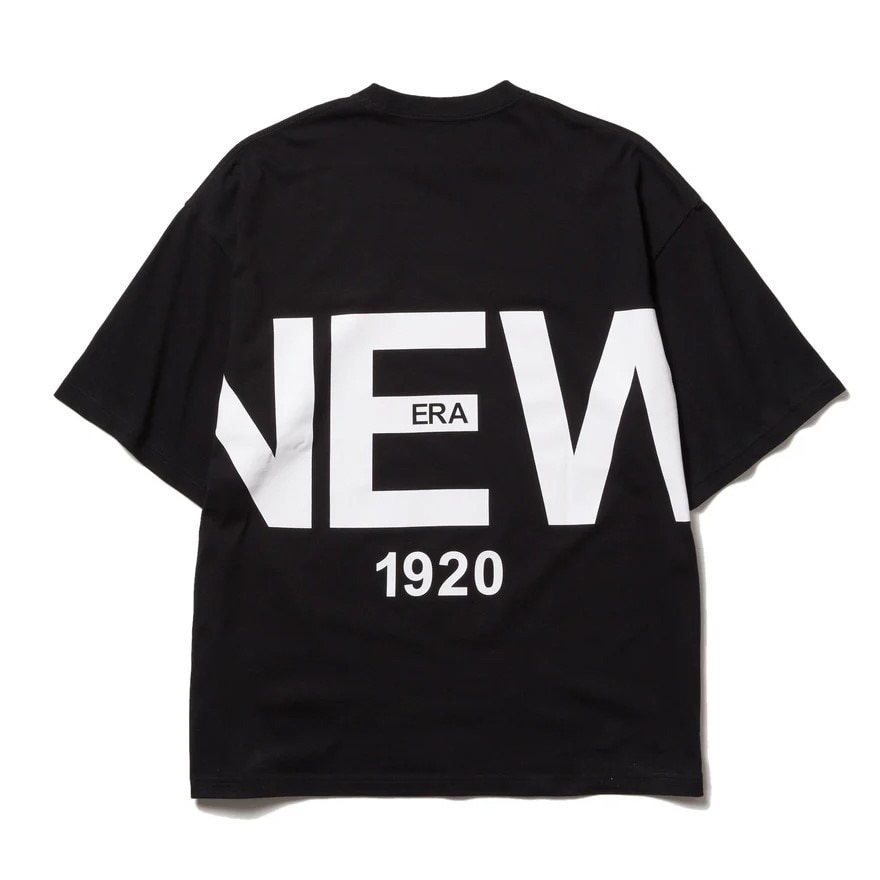 ニューエラ（NEW ERA）（メンズ、レディース）半袖 オーバーサイズド コットン Tシャツ Zoom Up Logo 14410048