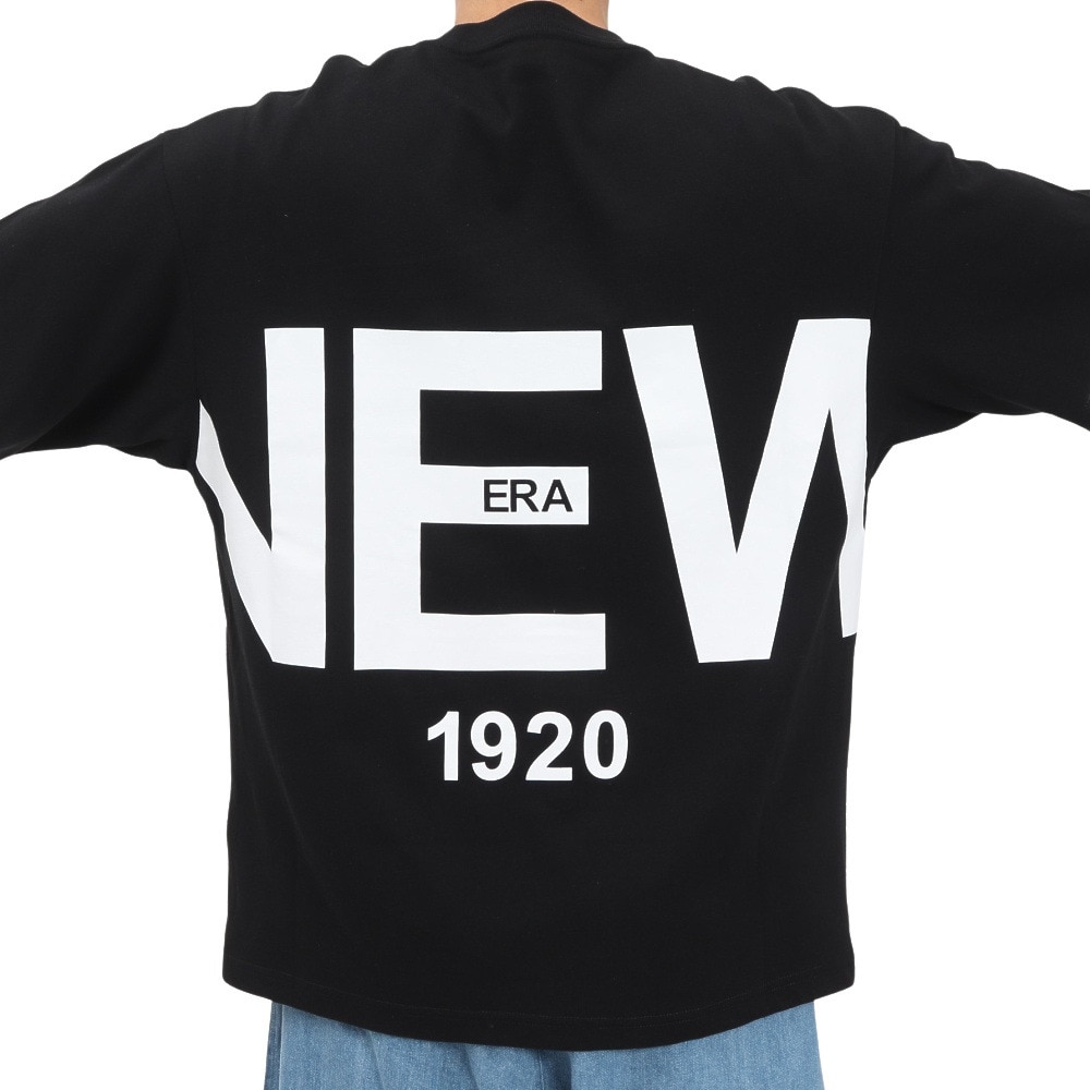 ニューエラ（NEW ERA）（メンズ、レディース）半袖 オーバーサイズド コットン Tシャツ Zoom Up Logo 14410048