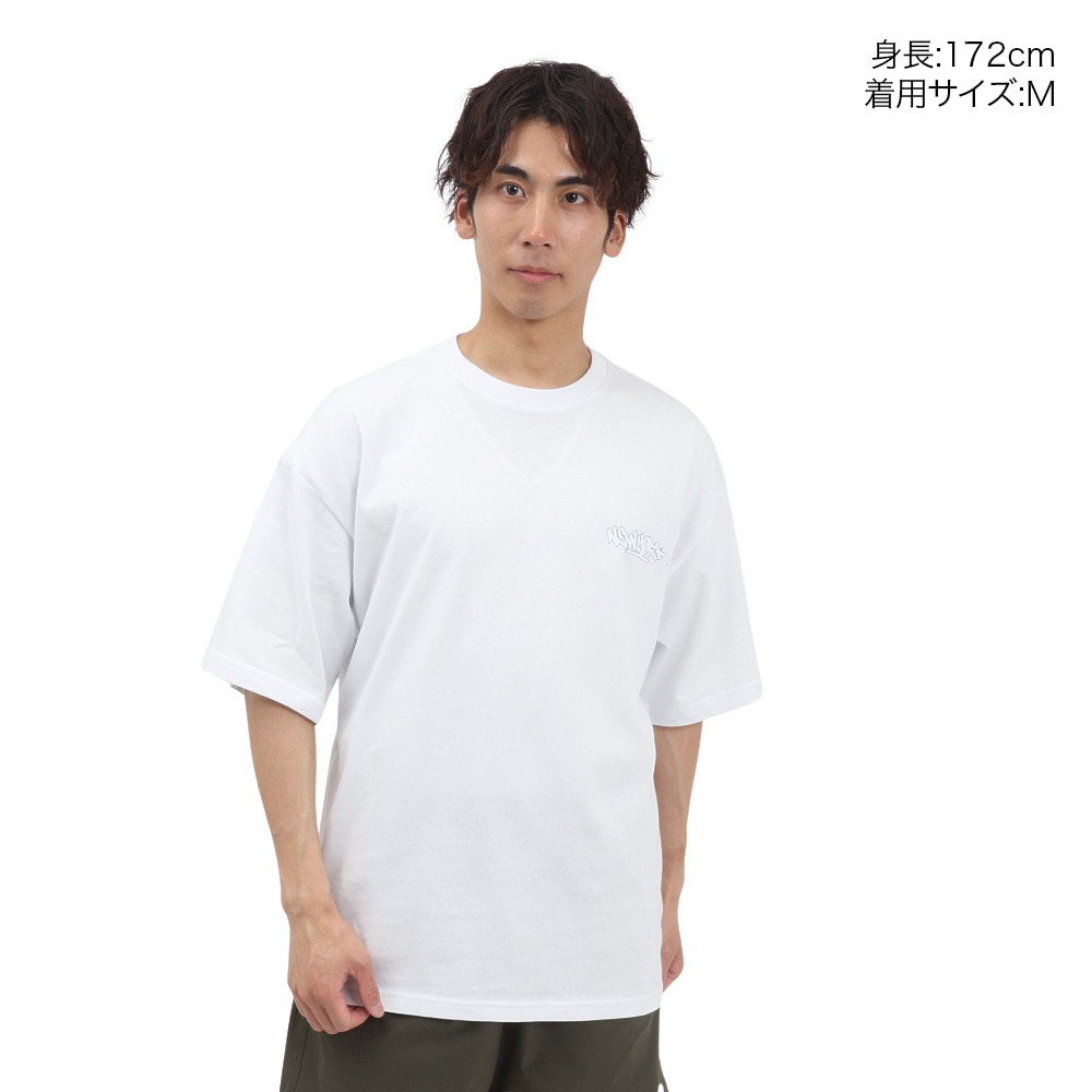 ニューエラ（NEW ERA）（メンズ、レディース）オーバーサイズド コットン 半袖Tシャツ Graffiti 14410049