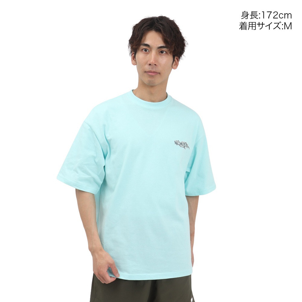 ニューエラ（NEW ERA）（メンズ、レディース）オーバーサイズド コットン 半袖Tシャツ Graffiti 14410050