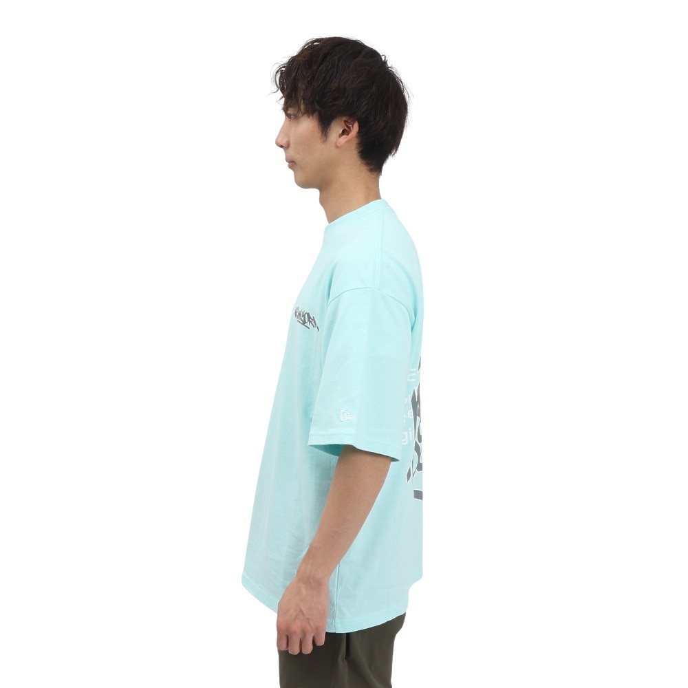 ニューエラ（NEW ERA）（メンズ、レディース）オーバーサイズド コットン 半袖Tシャツ Graffiti 14410050