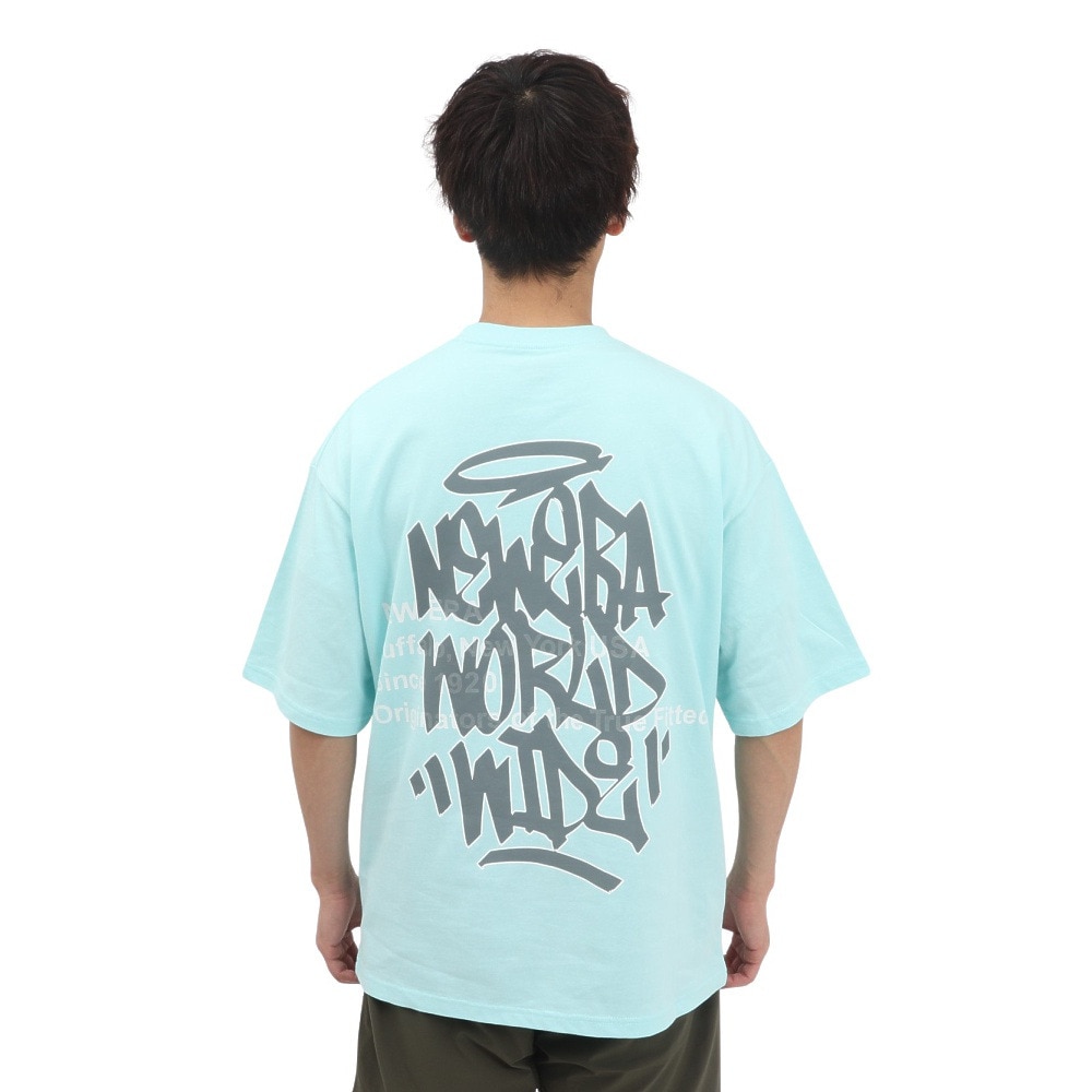 ニューエラ（NEW ERA）（メンズ、レディース）オーバーサイズド コットン 半袖Tシャツ Graffiti 14410050