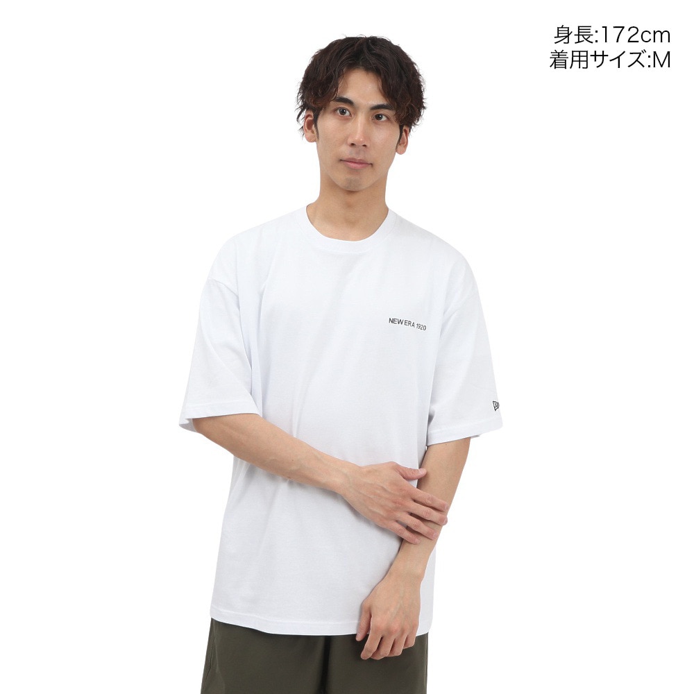 ニューエラ（NEW ERA）（メンズ、レディース）オーバーサイズド コットン 半袖Tシャツ NEW ERA 1920 14410056
