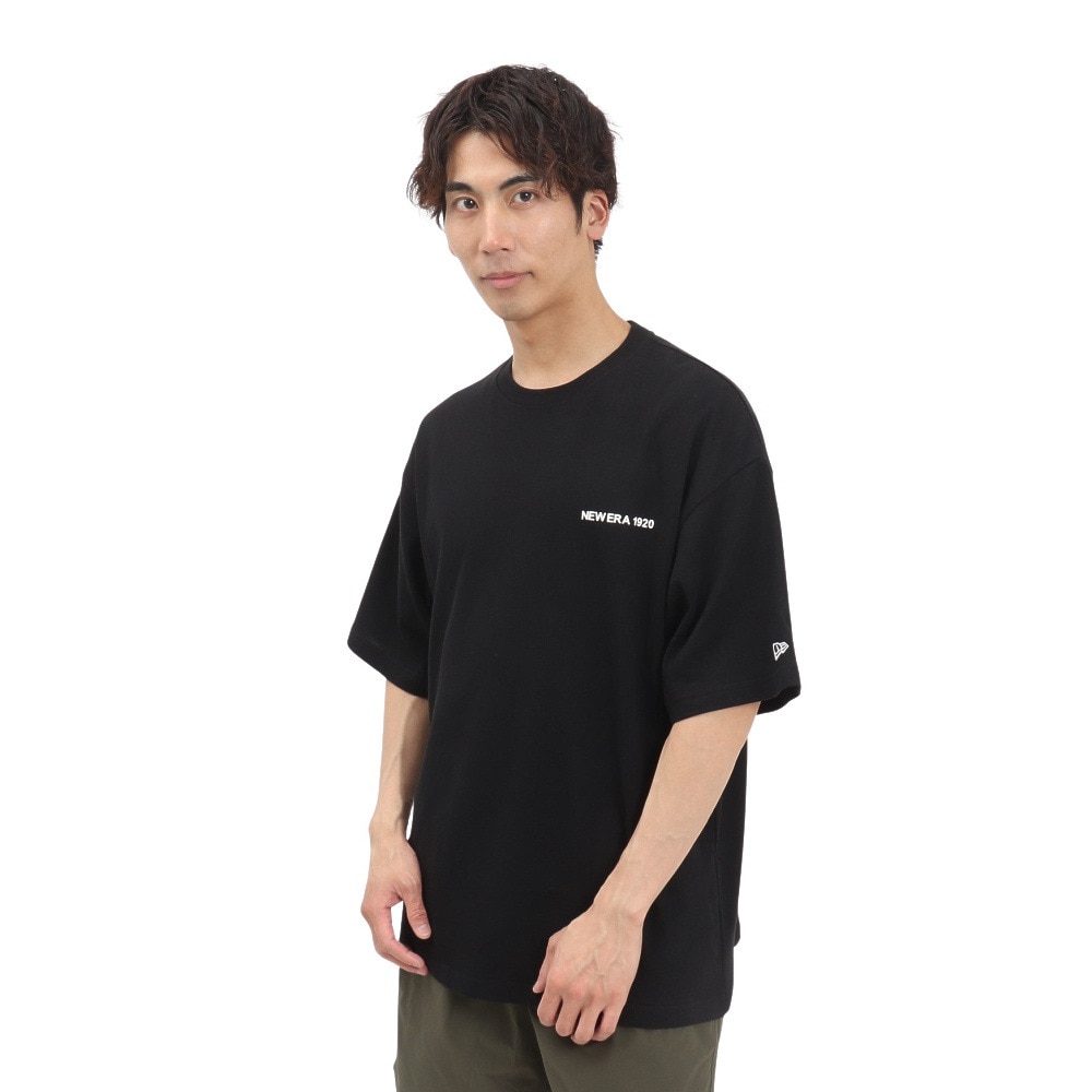 ニューエラ（NEW ERA）（メンズ、レディース）オーバーサイズド コットン 半袖Tシャツ NEW ERA 1920 14410059