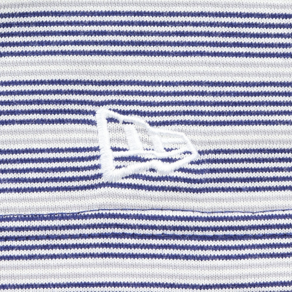 ニューエラ（NEW ERA）（メンズ、レディース）オーバーサイズド コットン 半袖Tシャツ Micro Border 14410066