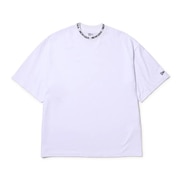 (メンズ、レディース)オーバーサイズド コットン 半袖Tシャツ Collar Logo 14410070