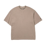 (メンズ、レディース)オーバーサイズド コットン 半袖Tシャツ Collar Logo 14410071
