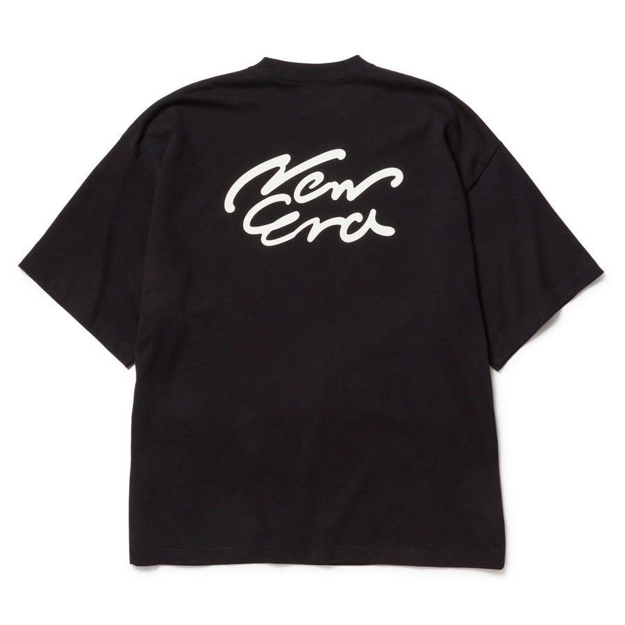 ニューエラ（NEW ERA）（メンズ、レディース）半袖 オーバーサイズド コットン Tシャツ Handwritten Logo 14410075