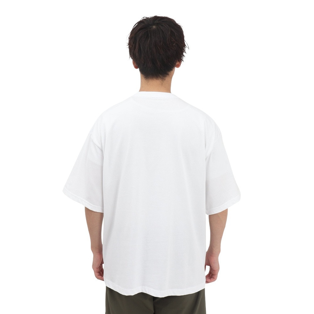 ニューエラ（NEW ERA）（メンズ、レディース）オーバーサイズド コットン 半袖Tシャツ Handwritten Logo 14410076