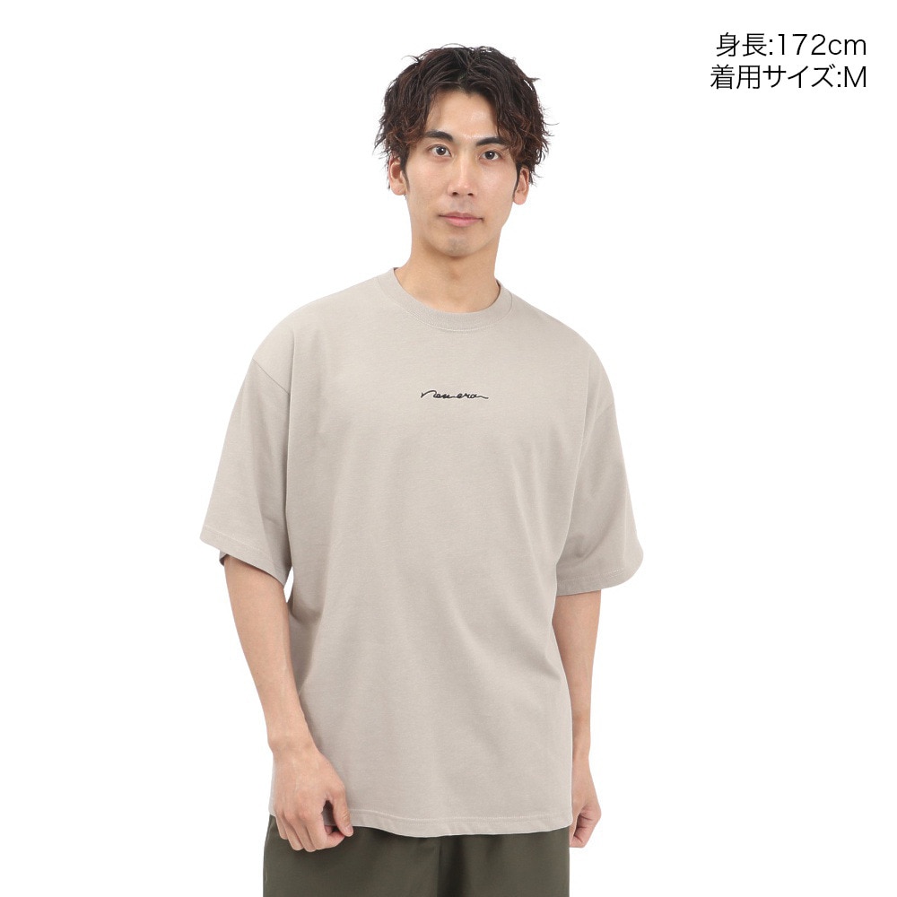 ニューエラ（NEW ERA）（メンズ、レディース）オーバーサイズド コットン 半袖Tシャツ Handwritten Logo 14410077