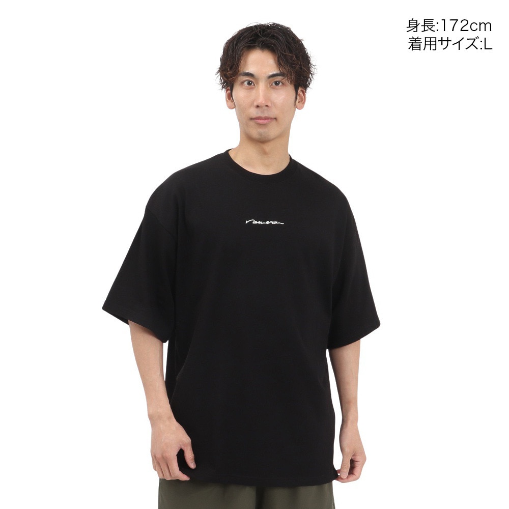 ニューエラ（NEW ERA）（メンズ、レディース）オーバーサイズド コットン 半袖Tシャツ Handwritten Logo 14410078