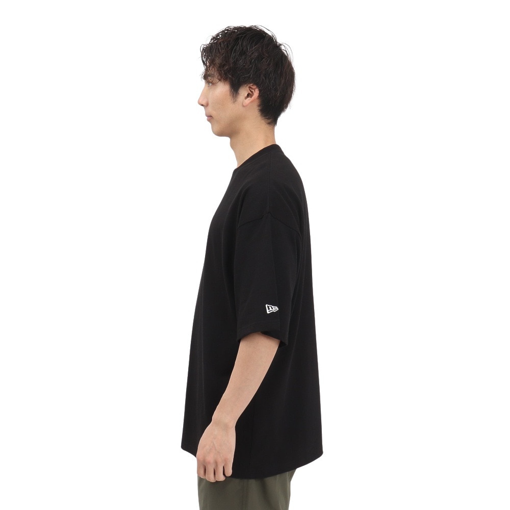 ニューエラ（NEW ERA）（メンズ、レディース）オーバーサイズド コットン 半袖Tシャツ Handwritten Logo 14410078