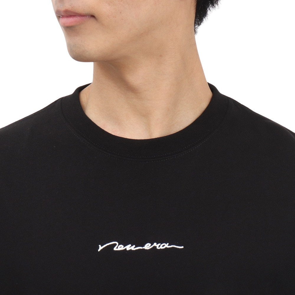 ニューエラ（NEW ERA）（メンズ、レディース）オーバーサイズド コットン 半袖Tシャツ Handwritten Logo 14410078