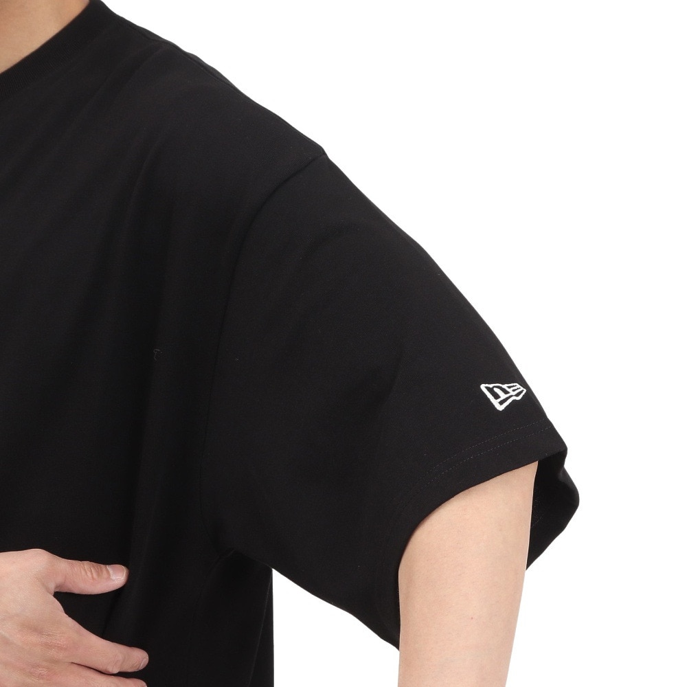 ニューエラ（NEW ERA）（メンズ、レディース）オーバーサイズド コットン 半袖Tシャツ Handwritten Logo 14410078