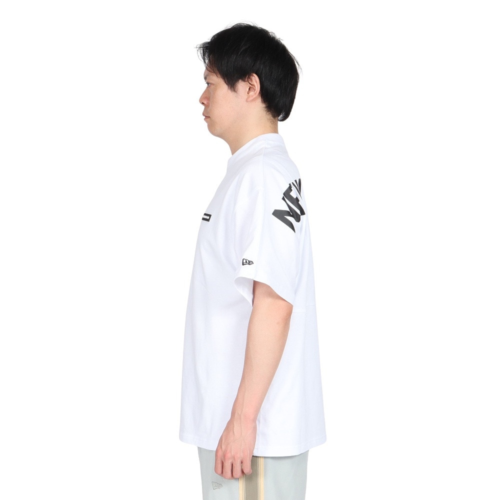 ニューエラ（NEW ERA）（メンズ、レディース）半袖 オーバーサイズド ドロップショルダー Tシャツ 1920 14410082