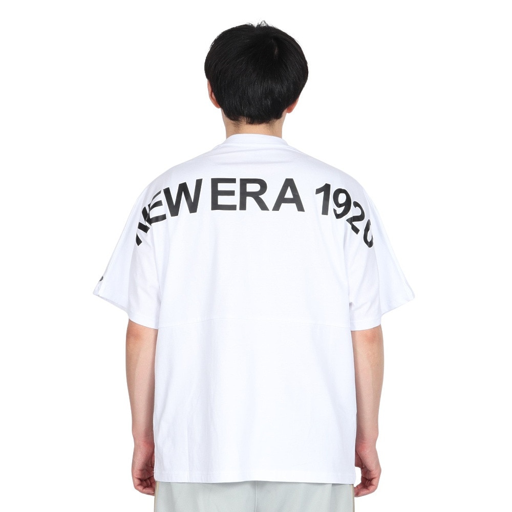 ニューエラ（NEW ERA）（メンズ、レディース）半袖 オーバーサイズド ドロップショルダー Tシャツ 1920 14410082