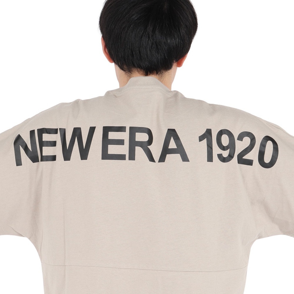 ニューエラ（NEW ERA）（メンズ、レディース）半袖 オーバーサイズド ドロップショルダー Tシャツ 1920 14410083