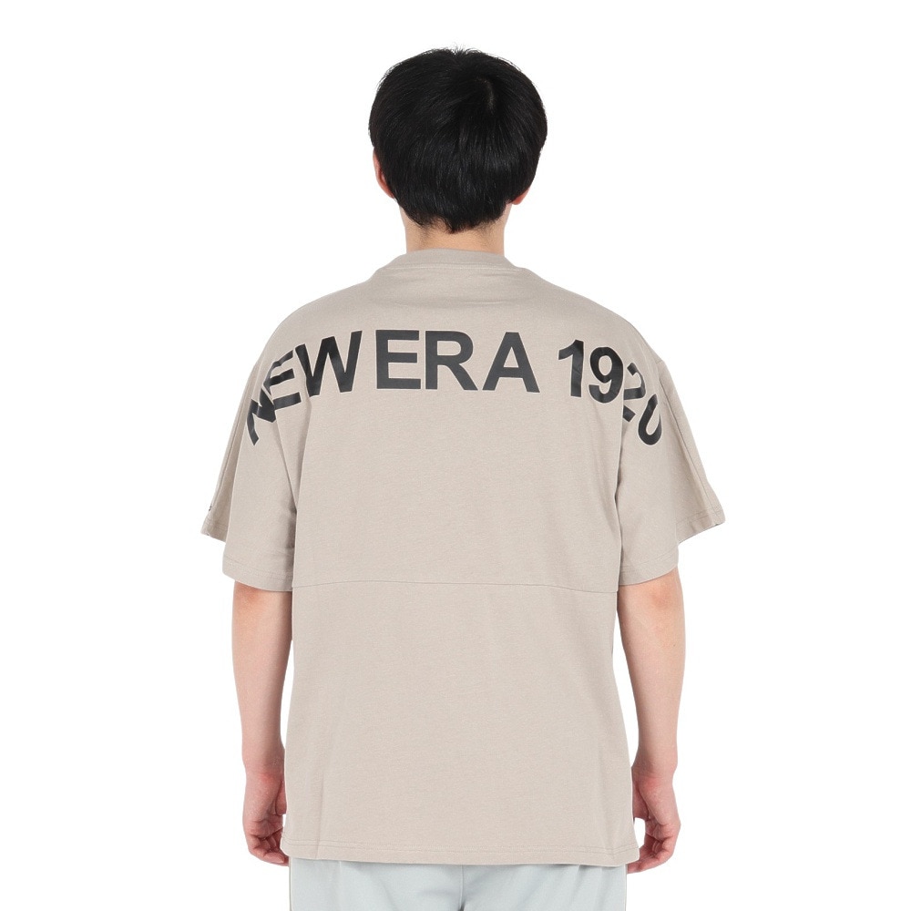 ニューエラ（NEW ERA）（メンズ、レディース）半袖 オーバーサイズド ドロップショルダー Tシャツ 1920 14410083