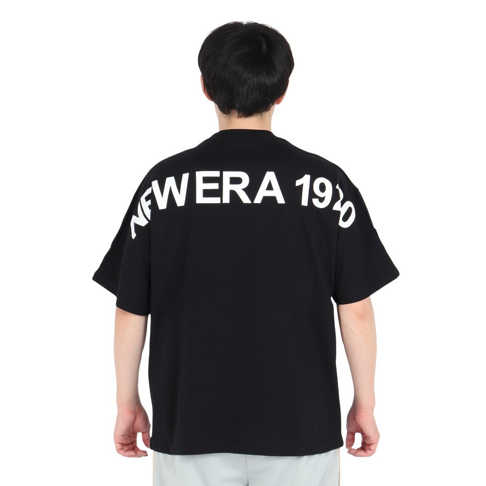 ニューエラ（NEW ERA）（メンズ、レディース）半袖 オーバーサイズド ドロップショルダー Tシャツ 1920 14410084