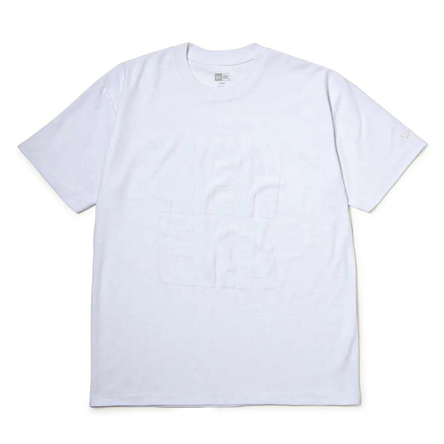 ニューエラ（NEW ERA）（メンズ、レディース）半袖 コットン Tシャツ Pile Logo スクエアニューエラ 14410085