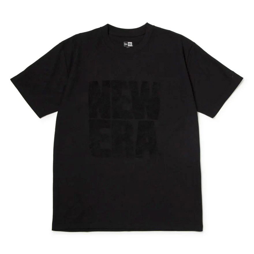 ニューエラ（NEW ERA）（メンズ、レディース）半袖 コットン Tシャツ Pile Logo スクエアニューエラ 14410086