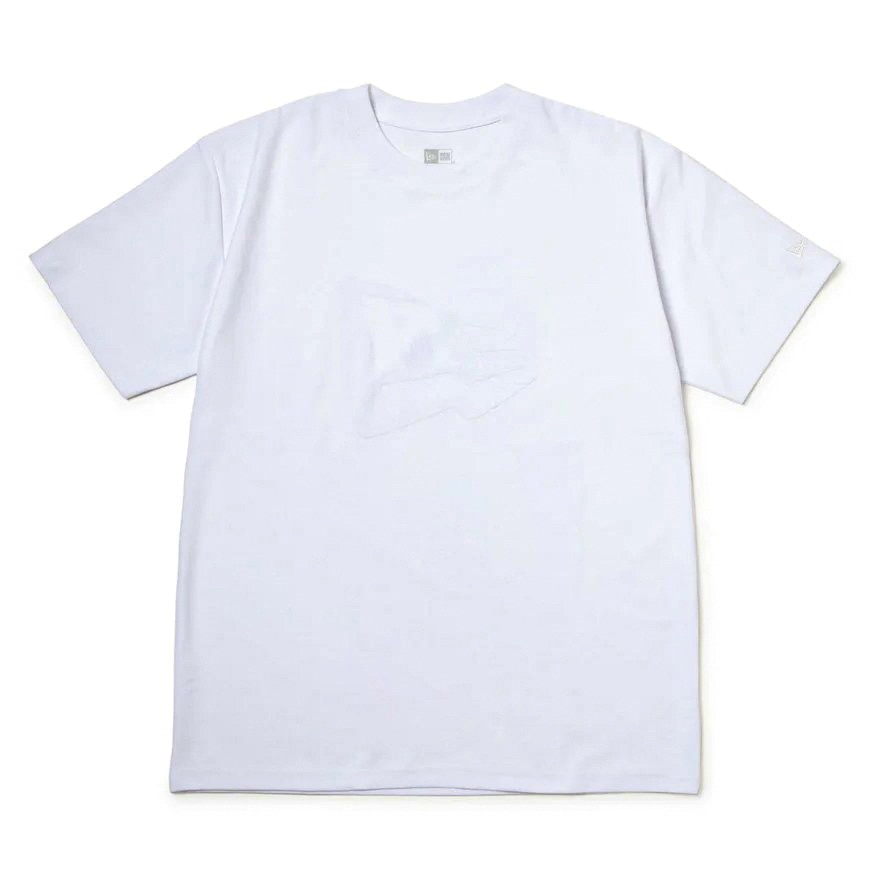 ニューエラ（NEW ERA）（メンズ、レディース）半袖 コットン Tシャツ Pile Logo フラッグロゴ 14410087
