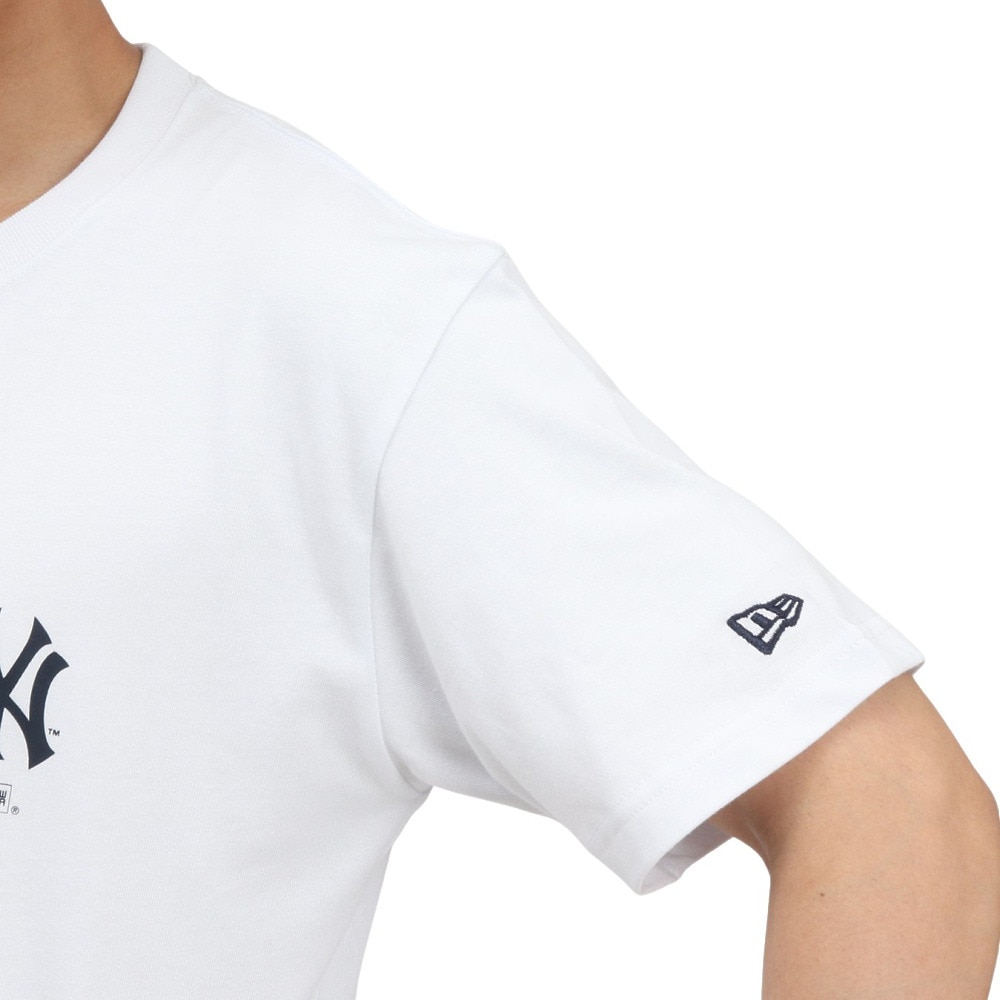 ニューエラ（NEW ERA）（メンズ、レディース）半袖 コットン Tシャツ ニューヨーク・ヤンキース 14410091