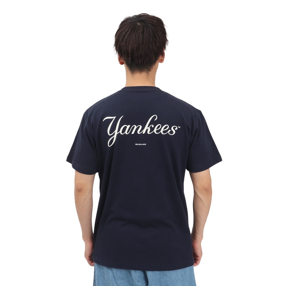 ニューエラ（NEW ERA）（メンズ、レディース）半袖 コットン Tシャツ ニューヨーク・ヤンキース 14410092