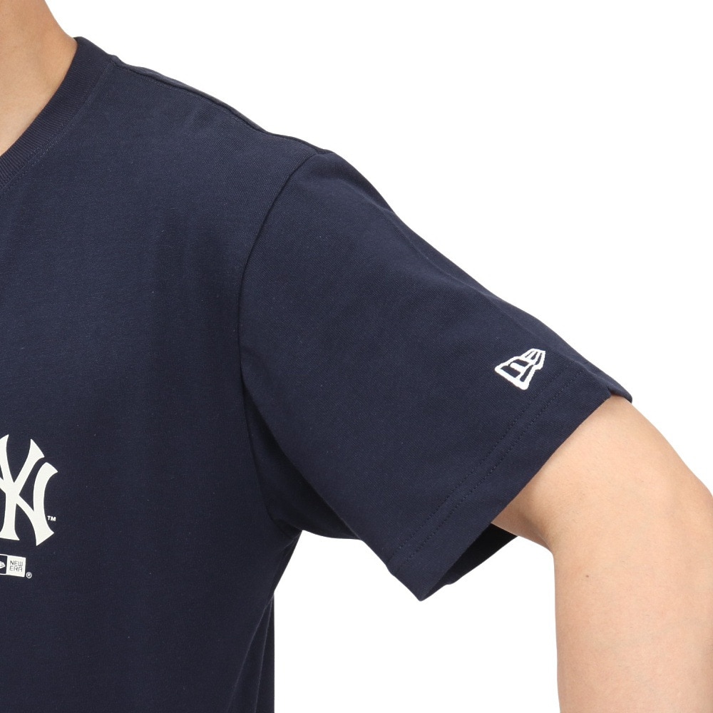 ニューエラ（NEW ERA）（メンズ、レディース）半袖 コットン Tシャツ ニューヨーク・ヤンキース 14410092