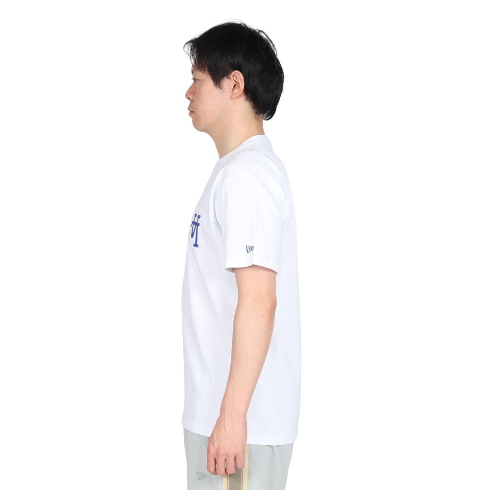 ニューエラ（NEW ERA）（メンズ、レディース）半袖Tシャツ コットン MLB Upside Down ロサンゼルス・ドジャース 14410095