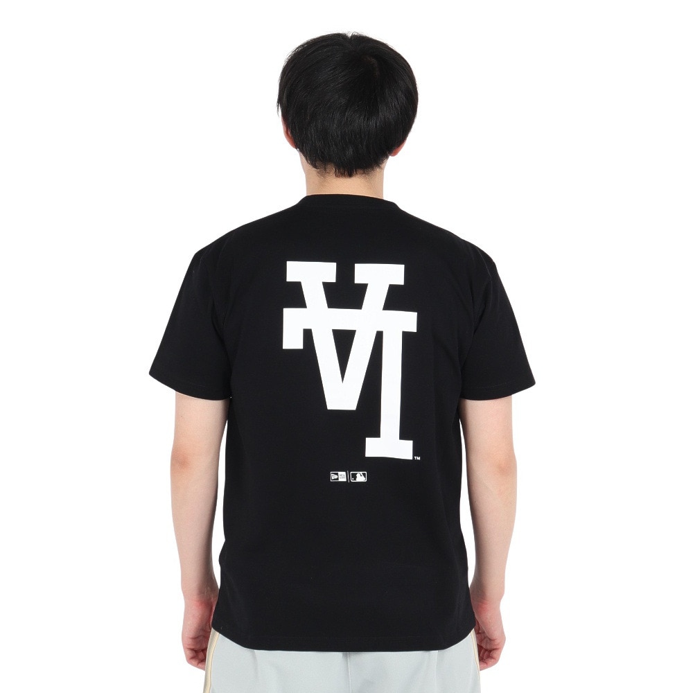 ニューエラ（NEW ERA）（メンズ、レディース）半袖Tシャツ コットン MLB Upside Down ロサンゼルス・ドジャース 14410096