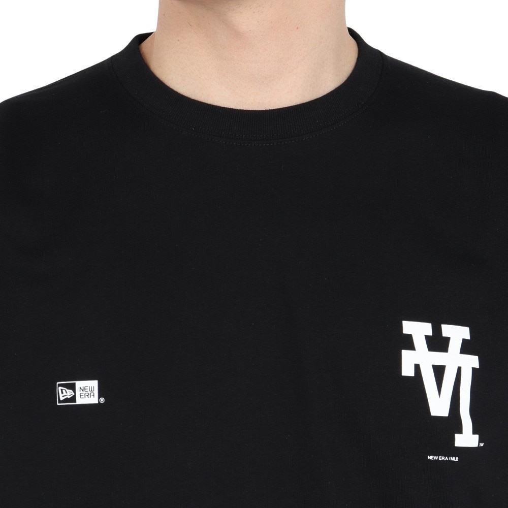 ニューエラ（NEW ERA）（メンズ、レディース）半袖Tシャツ コットン MLB Upside Down ロサンゼルス・ドジャース 14410096