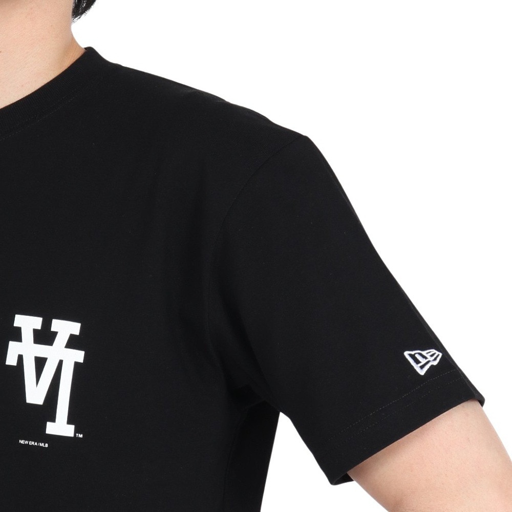ニューエラ（NEW ERA）（メンズ、レディース）半袖Tシャツ コットン MLB Upside Down ロサンゼルス・ドジャース 14410096