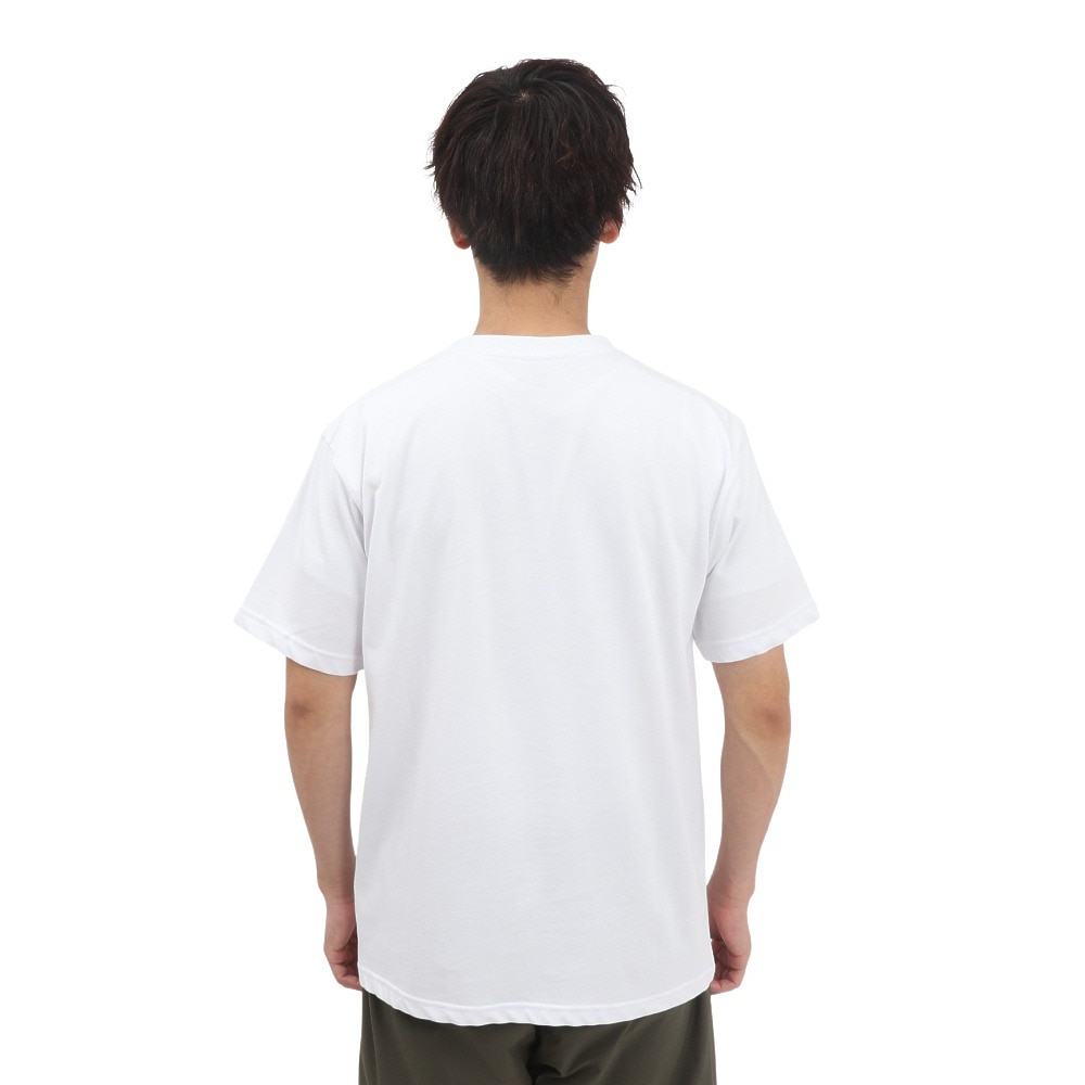 ニューエラ（NEW ERA）（メンズ、レディース）コットン 半袖Tシャツ Floral Paisley フラッグロゴ 14410106