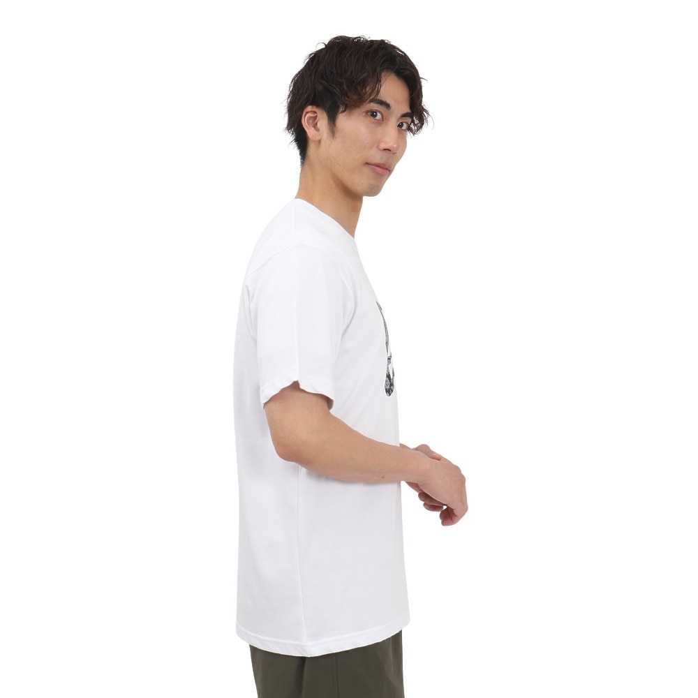 ニューエラ（NEW ERA）（メンズ、レディース）コットン 半袖Tシャツ Floral Paisley フラッグロゴ 14410106