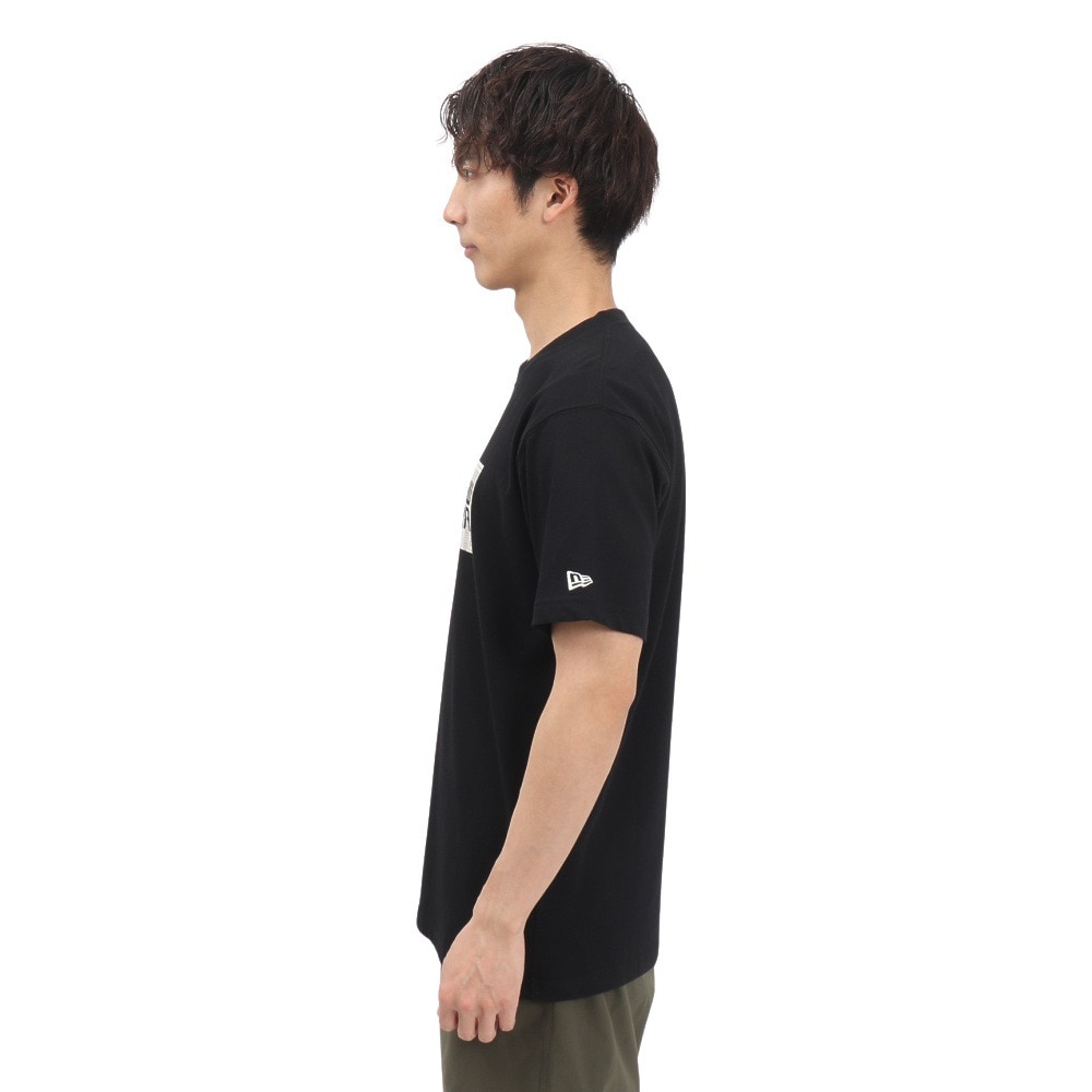 ニューエラ（NEW ERA）（メンズ、レディース）コットン 半袖Tシャツ Floral Paisley ボックスロゴ 14410109