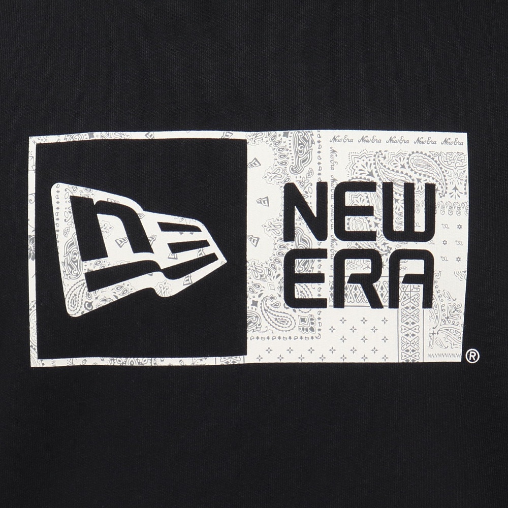 ニューエラ（NEW ERA）（メンズ、レディース）コットン 半袖Tシャツ Floral Paisley ボックスロゴ 14410109