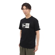 (メンズ、レディース)コットン 半袖Tシャツ Floral Paisley ボックスロゴ 14410109