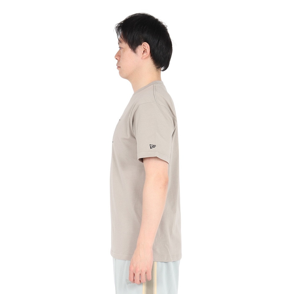 ニューエラ（NEW ERA）（メンズ、レディース）半袖Tシャツ コットン ボックスロゴ レギュラーフィット 14410114