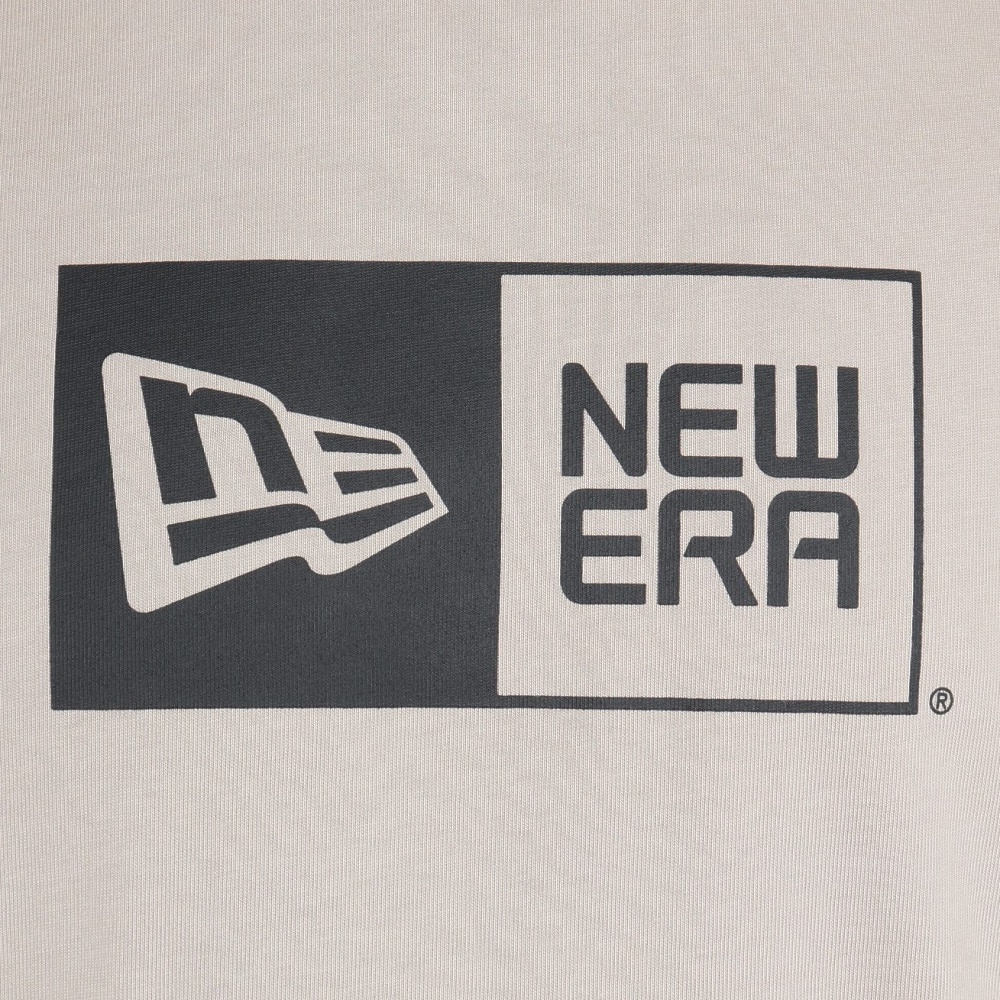 ニューエラ（NEW ERA）（メンズ、レディース）半袖Tシャツ コットン ボックスロゴ レギュラーフィット 14410114