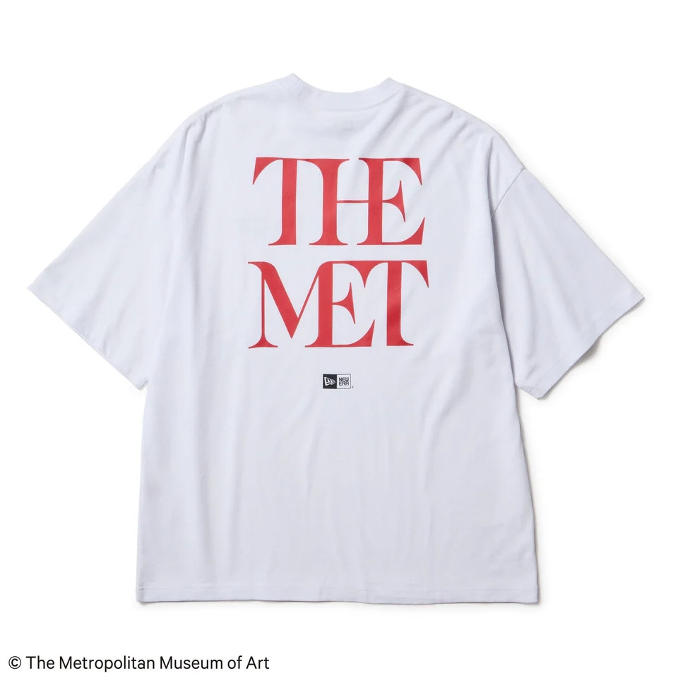 ニューエラ（NEW ERA）（メンズ、レディース）半袖 オーバーサイズド コットン Tシャツ The Met ホワイト 14457269