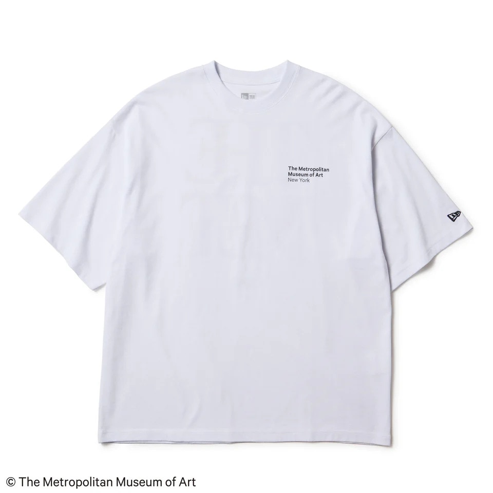 ニューエラ（NEW ERA）（メンズ、レディース）半袖 オーバーサイズド コットン Tシャツ The Met ホワイト 14457269