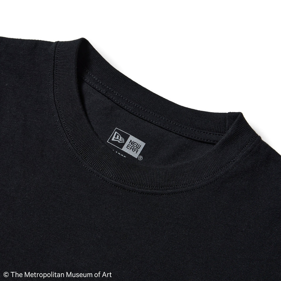 ニューエラ（NEW ERA）（メンズ、レディース）半袖 オーバーサイズド コットン Tシャツ The Met ブラック 14457270