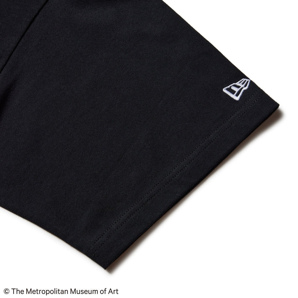 ニューエラ（NEW ERA）（メンズ、レディース）半袖 オーバーサイズド コットン Tシャツ The Met ブラック 14457270