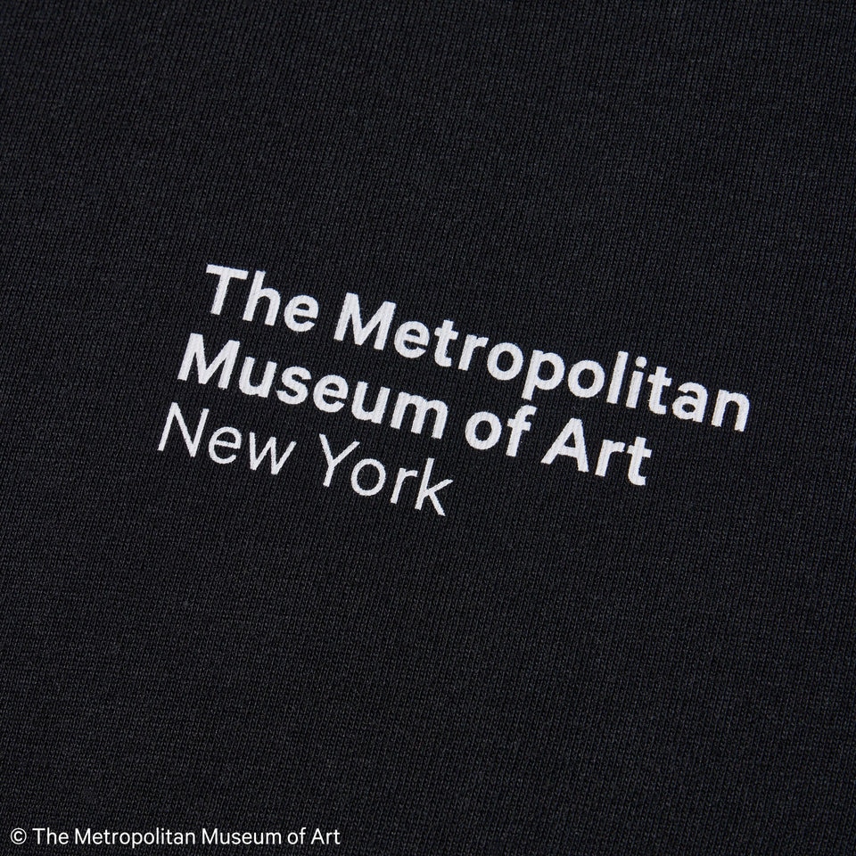 ニューエラ（NEW ERA）（メンズ、レディース）半袖 オーバーサイズド コットン Tシャツ The Met ブラック 14457270